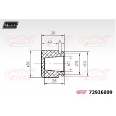 72936009 MAXTECH Поршень корпус скоби гальма