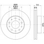 8DD 355 125-261 HELLA PAGID Гальмівний диск