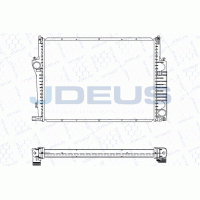 M-0050150 JDEUS Радіатор охолодження двигуна