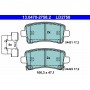 13.0470-2758.2 ATE Комплект гальмівних колодок дисковий гальм
