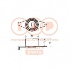 127-03076 IAP QUALITY PARTS Натяжний ролик ремінь ГРМ