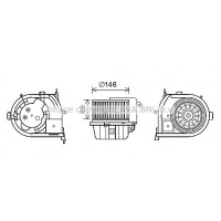 RT8592 AVA QUALITY COOLING Вентилятор салону