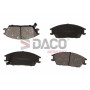 323424 DACO Germany Комплект гальмівних колодок дисковий гальм