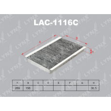 LAC-1116C LYNXauto Фільтр повітря у внутрішньому просторі