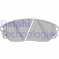 LP1849 DELPHI Комплект гальмівних колодок дисковий гальм