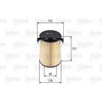 585652 VALEO Повітряний фільтр