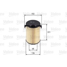 585652 VALEO Повітряний фільтр