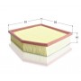AR1696PM TECNECO FILTERS Повітряний фільтр