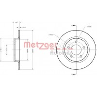 6110581 METZGER Гальмівний диск