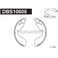DBS10608 DANAHER Комплект гальмівних колодок