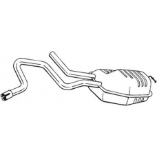 278-965 BOSAL Глушник вихлопних газів кінцевий