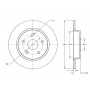 TX 73-01 TOMEX Brakes Гальмівний диск