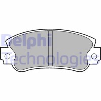 LP509 DELPHI Комплект гальмівних колодок дисковий гальм