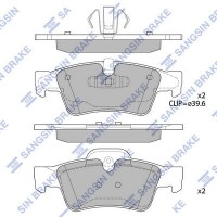 SP2190 Hi-Q Комплект гальмівних колодок дисковий гальм