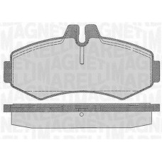 363916060327 MAGNETI MARELLI КомплеК т гальмівних колодок, дискове гальмо