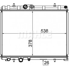 WG2182896 WILMINK GROUP Радіатор охолодження двигуна