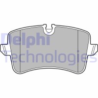 LP2446 DELPHI Комплект гальмівних колодок дисковий гальм