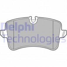 LP2446 DELPHI Комплект гальмівних колодок дисковий гальм