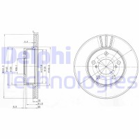 BG3151 DELPHI Гальмівний диск