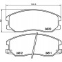 8DB 355 013-121 HELLA Комплект гальмівних колодок дисковий гальм