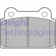 LP2177 DELPHI КомплеК т гальмівних колодок, дискове гальмо