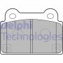 LP2177 DELPHI КомплеК т гальмівних колодок, дискове гальмо