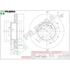 V068 PILENGA Гальмівний диск