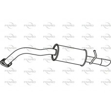 P66034 FENNO Глушник вихлопних газів кінцевий