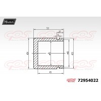 72954022 MAXTECH Поршень корпус скоби гальма
