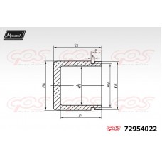 72954022 MAXTECH Поршень корпус скоби гальма