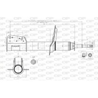 SAB8124.31 OPEN PARTS Амортизатор