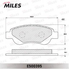 E500395 MILES КомплеК т гальмівних колодок, дискове гальмо