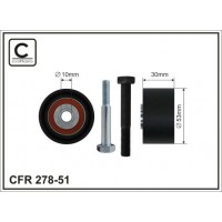 278-51 CAFFARO Паразитный / Ведущий ролик, Зубчастий ремінь