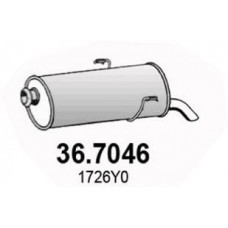 36.7046 ASSO Глушник вихлопних газів кінцевий