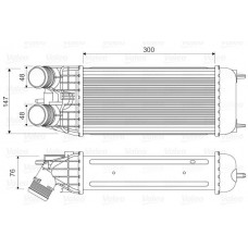 818547 VALEO Интеркулер