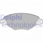 LP1654 DELPHI Комплект гальмівних колодок дисковий гальм