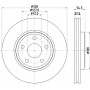 8DD 355 122-681 HELLA PAGID Гальмівний диск