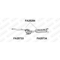 FA25733 VENEPORTE Середній глушник вихлопних газів