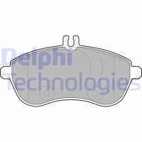 LP2028 DELPHI Комплект гальмівних колодок дисковий гальм