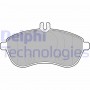 LP2028 DELPHI Комплект гальмівних колодок дисковий гальм