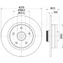 DP-0710 JAPANPARTS Гальмівний диск