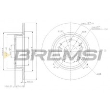 CD7776S BREMSI Гальмівний диск
