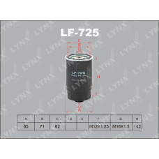 LF-725 LYNXauto Паливний фільтр