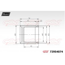 72954074 MAXTECH Поршень корпус скоби гальма