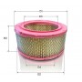 AM141 TECNECO FILTERS Повітряний фільтр