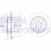 BG3049 DELPHI Гальмівний диск