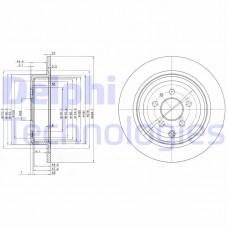 BG3049 DELPHI Гальмівний диск