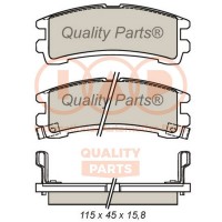 704-13042 IAP QUALITY PARTS КомплеК т гальмівних колодок, дискове гальмо