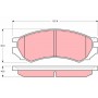 GDB1005 TRW Комплект гальмівних колодок дисковий гальм