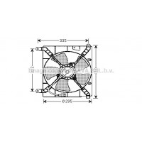 DW7503 PRASCO Вентилятор охолодження двигуна